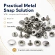 VT-2 Snap Button 10 mm (0.39 in) Metal Snap Fastener C0021