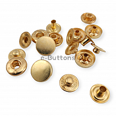 Snap Button 1/2" Coin Type Metal 12.5 mm Snap Button (250 pcs/pkt) KC0001