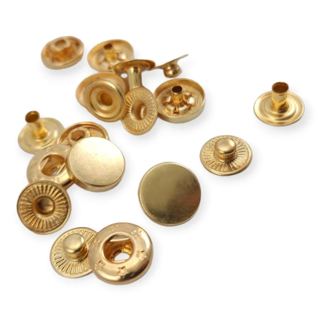 12,5 mm Çıtçıt Düğme Para Tipi Metal Çıtçıt Düğme KC0001