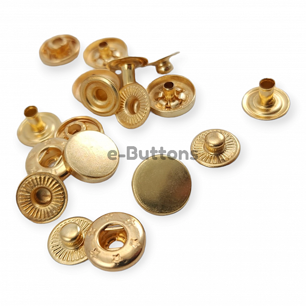 Snap Button 1/2" Coin Type Metal 12.5 mm Snap Button KC0001