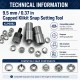 Prong Snap Fasteners Mold - Lid Snap Fasteners 9,5 Fastening Tool KLP0092