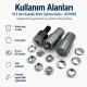 Capped Prong Snap Setting Die for 10.5 mm / 0.41 in Snap Fasteners - Ideal for baby and childrenswear, DIY projects, and