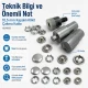 Capped Prong Snap Setting Die for 10.5 mm / 0.41 in Snap Fasteners - Ideal for baby and childrenswear, DIY projects, and