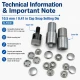 Capped Prong Snap Setting Die for 10.5 mm / 0.41 in Snap Fasteners - Ideal for baby and childrenswear, DIY projects, and