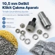 Ring-Style Prong Snap Setting Die for 10.5 mm / 0.41 in Snap Fasteners, precision tool for fabric-friendly snap installation