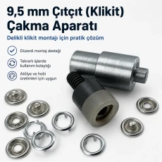 Ring-Style Prong Snap Setting Die for 9.5 mm / 0.37 in Snap Fasteners KLP0095