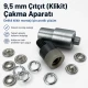 Ring-Style Prong Snap Setting Die for 9.5 mm / 0.37 in Snap Fasteners, high-precision tool for flawless snap installation