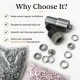 Ring-Style Prong Snap Setting Die for 9.5 mm / 0.37 in Snap Fasteners, high-precision tool for flawless snap installation