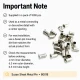 Sheet Metal Suzan Pin with 4 mm Inner Diameter and 6.5 mm Barrel Height, Pack of 1,000 Pieces