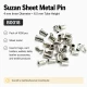 Sheet Metal Suzan Pin with 4 mm Inner Diameter and 6.5 mm Barrel Height, Pack of 1,000 Pieces