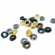 15 mm Metal Eyelets 9/32"   (250 pcs / Package) K0001