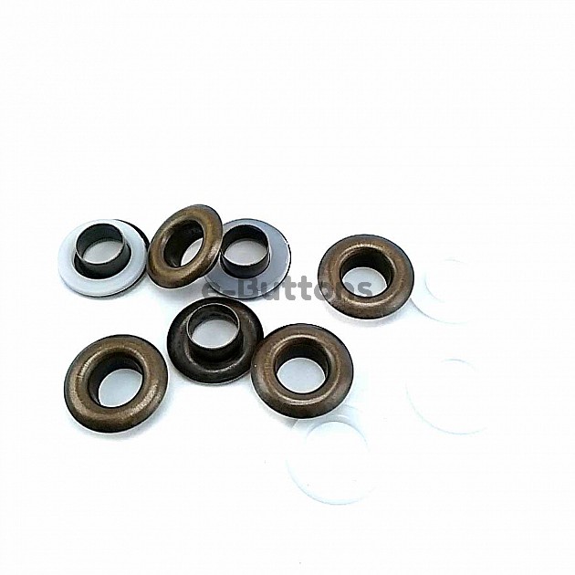 15 mm Metal Eyelets 9/32"   (250 pcs / Package) K0001