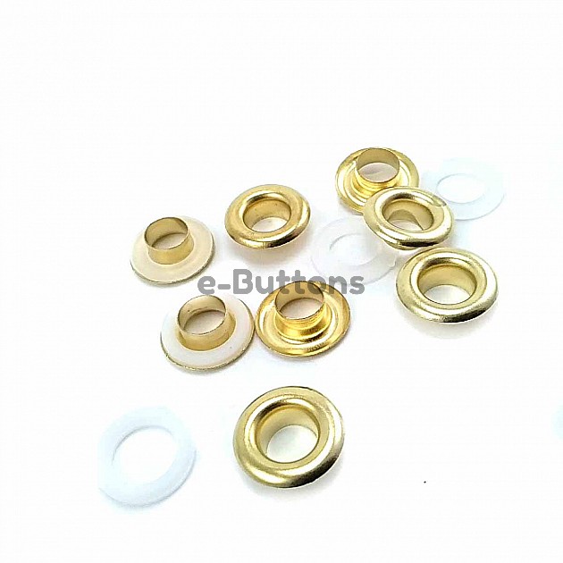 15 mm Metal Eyelets 9/32"   (250 pcs / Package) K0001