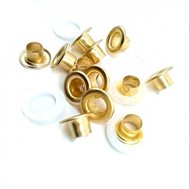 Metal Eyelets 12 mm 1/4"  (250 Pcs / Package) K0002
