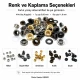 4 No Saç Kuşgözü 6 mm Plastik veya Metal Pul Seçenekli 250 Adet/Paket, dayanıklı ve estetik tasarım ile çanta, ayakkabı ve