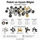 4 No Saç Kuşgözü 6 mm Plastik veya Metal Pul Seçenekli 250 Adet/Paket, dayanıklı ve estetik tasarım ile çanta, ayakkabı ve