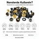 4 No Saç Kuşgözü 6 mm Plastik veya Metal Pul Seçenekli 250 Adet/Paket, dayanıklı ve estetik tasarım ile çanta, ayakkabı ve