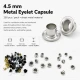 2 No Saç Kuşgözü 4,5 mm İç Çap Plastik veya Metal Pul Seçenekli 250 Adet/Paket