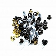 11/64"  Metal Eyelets  7,3 mm Eyelet Long Metal (250 Pcs / Package) K0003U