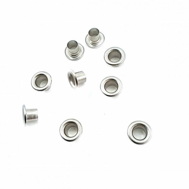 11/64"  Metal Eyelets  7,3 mm Eyelet Long Metal (250 Pcs / Package) K0003U