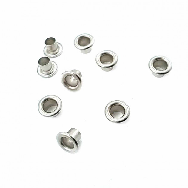 11/64"  Metal Eyelets  7,3 mm Eyelet Long Metal (250 Pcs / Package) K0003U