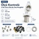 Long-Barrel Sheet Steel Eyelet 4.5 mm / 0.177 in Inner Diameter with Washer Options, 250 Pieces K0003U