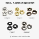 9.5 mm / 0.37 in Sheet Metal Eyelet Capsule, 250 pcs/Pack - Durable metal eyelets for textile, leather, and accessory design.