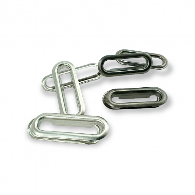 Oval Eyelet 3 cm Brass Metal K0007 Oval Eyelet 3 cm Brass Metal K0007