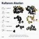 Sheet Metal Eyelet 5.3 mm / 0.209 in Inner Diameter with Washer Options Pack of 250 K0008