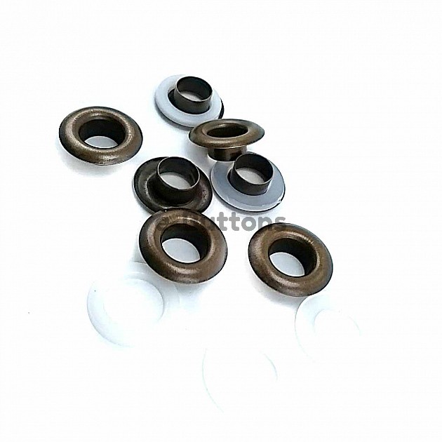 Brass Capsule 10 mm 25/64"  Eyelet ( 250 Pcs/Pack) K0010
