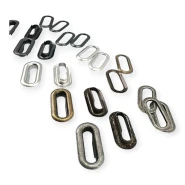 2,5 cm Oval Eyelet Brass Metal K0012