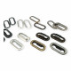 Oval Eyelet 2,5 cm Brass Metal K0012
