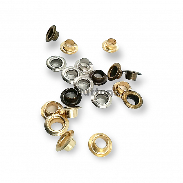 Brass Eyelet  1/4" Inner  6.4 mm (250 Pcs/Pack) K0014