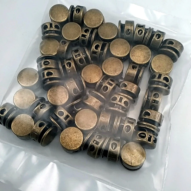 Üstten Basmalı Stoper 15 mm Antik Sarı E 2206PROMO