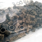 Patterned Lace Antique Yellow Metal Bead Shape Entry 5.8 mm PBB008PROMO