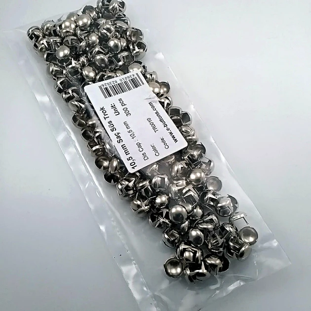 10. 50 mm Prong Stud Six Legged Metal Trok (300 pcs / Package) TR0010PK