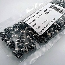 Metal Trok Black Nickel 8.5 mm Prong Stud Six Legged (500 pcs / Package) TR0011PK