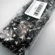 Metal Trok 10 mm Black Nickel Prong Stud Four Legged Pyramid Patterned (500 pcs / Package) TR0014PKB