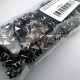 Metal Trok 10 mm Black Nickel Prong Stud Four Legged Pyramid Patterned (500 pcs / Package) TR0014PKB