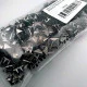 Metal Trok 10 mm Black Nickel Prong Stud Four Legged Pyramid Patterned (500 pcs / Package) TR0014PKB