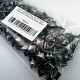 Metal Trok 10 mm Black Nickel Prong Stud Four Legged Pyramid Patterned (500 pcs / Package) TR0014PKB