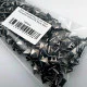 Metal Trok 10 mm Black Nickel Prong Stud Four Legged Pyramid Patterned (500 pcs / Package) TR0014PKB