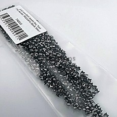 Tırnaklı Saç Trok 3,5 mm Siyah Nikel Renk Süs Trok (750 Ad/Paket) TR0016PKB