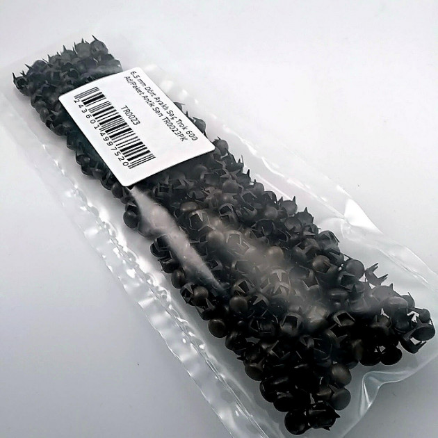 Metal Trok 6,5 mm Antique Yellow Four Legged Prong Stud (600 pcs / Package) TR0023PKA