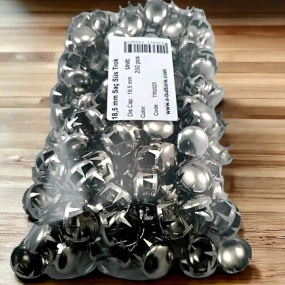 Süs Trok 18. 50 mm Nikel Gümüş Renk Tırnaklı Saç Trok (250 Ad/Paket) TR0025PK