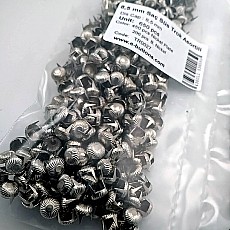 Tırnaklı Trok 8,5 mm Asorti Girdap Desenli Süs Saç Trok (650 Ad/Paket) TR0027PKAS
