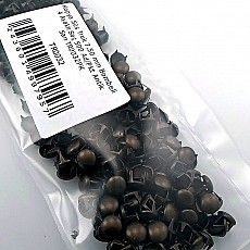 Metal Trok 7,5 mm Antique Yellow Four Legged Prong Stud (500 pcs / Package) TR0032PKA