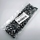 Metal Trok 9,5 mm Black Nickel Four Legged Prong Stud (500 pcs / Package) TR0034PKB