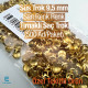 Metal Trok 9,5 mm Yellow Four Legged Prong Stud (500 pcs / Package) TR0034PKS