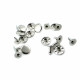 12 mm Rivet - Rivet 250 Pieces / Pack R0004